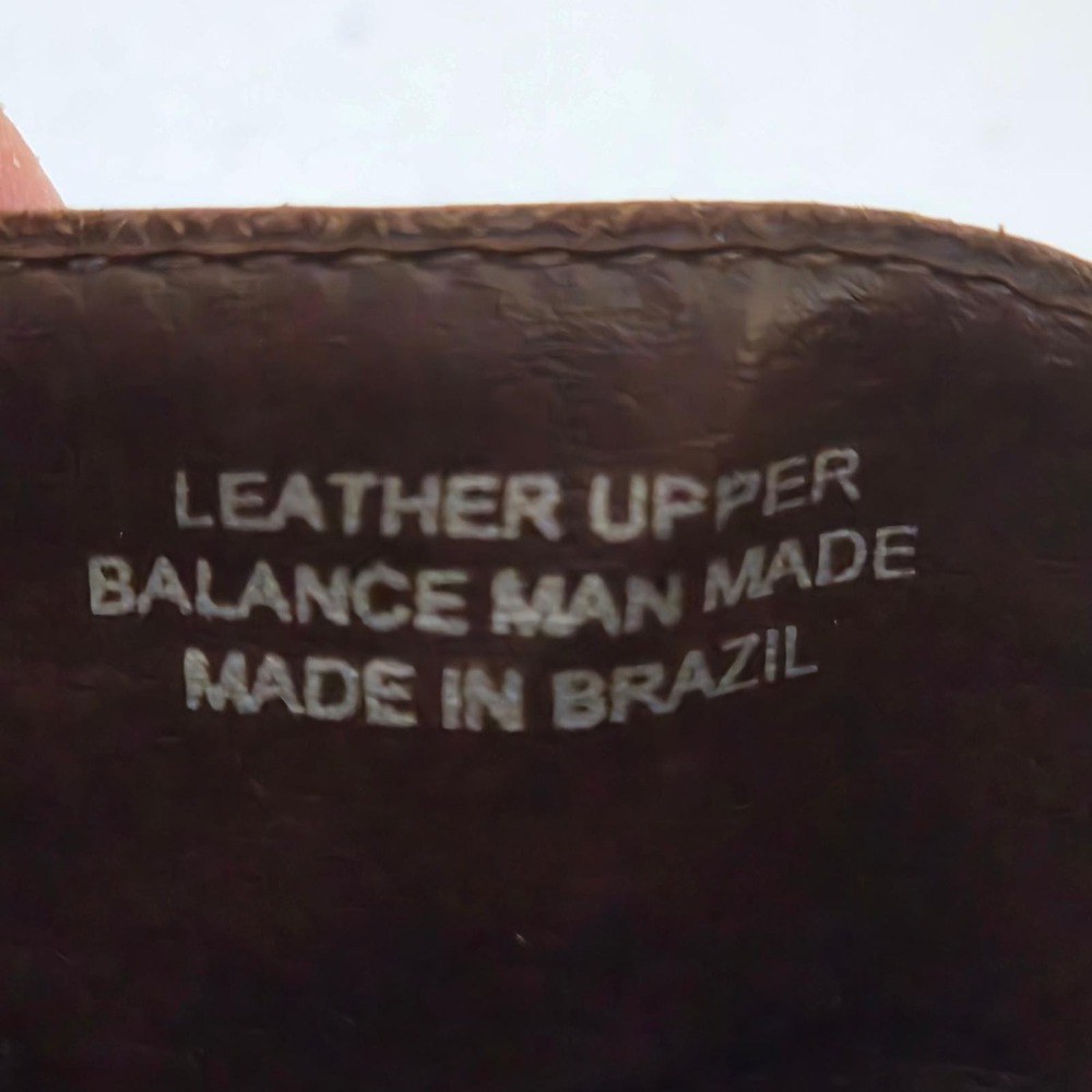 Vintage Y2K Naturalizer Minnie Brown Leather Buckle Mule Clogs Heels 9M Brazil - Picture 7 of 10
